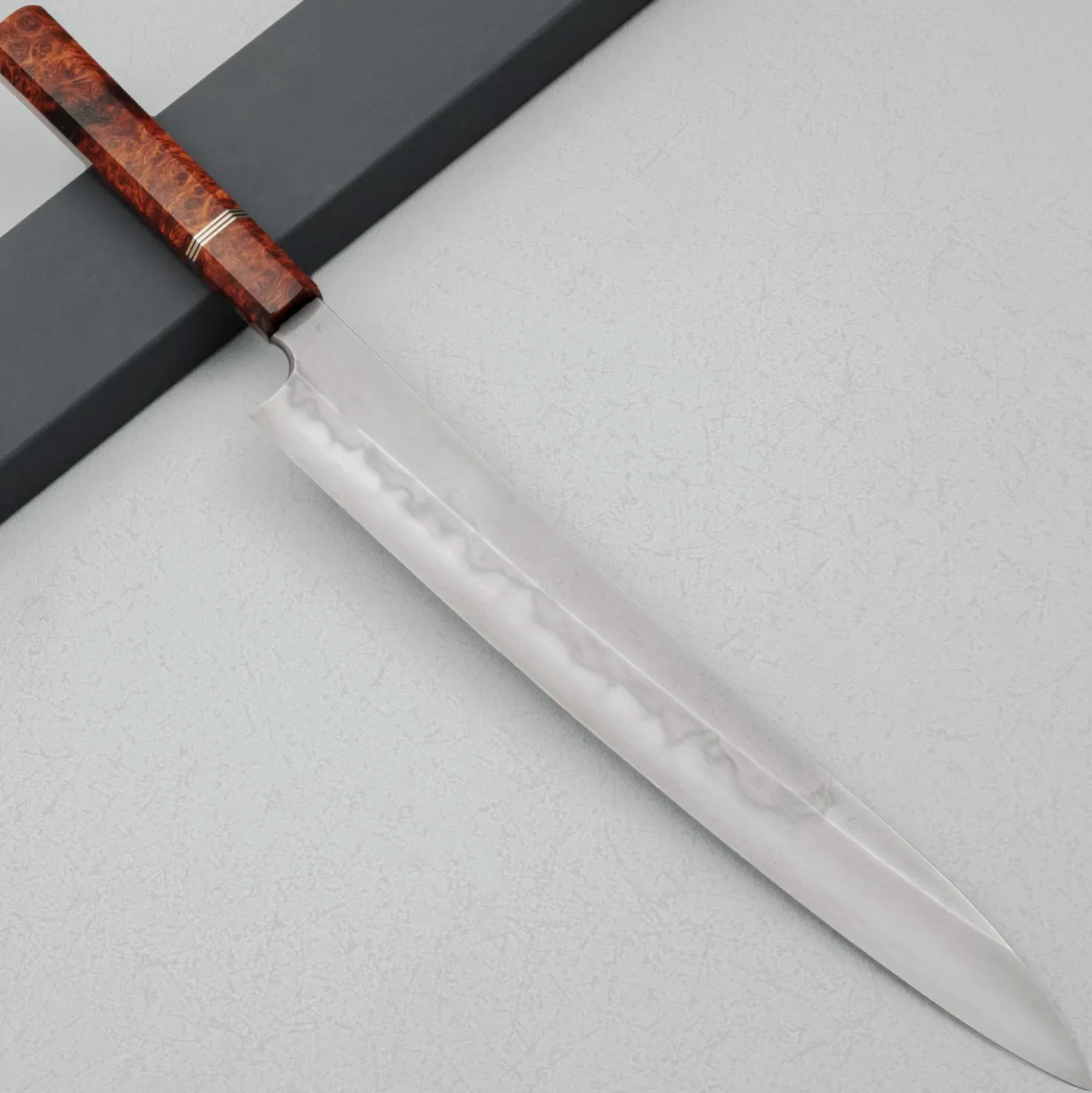 Nigara Shirogami #1 Honyaki Shirogami #1 Yanagiba 30 cm #4