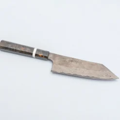 Nigara Silver 3 Damast Etched Bunka 18 cm