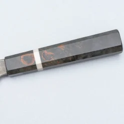 Nigara Silver 3 Damast Etched Bunka 18 cm