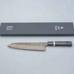 Nigara Silver 3 Damast Etched Gyuto 24 cm