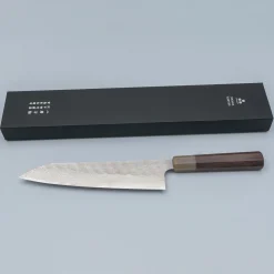Nigara STRIX Tsuchime Migaki Rosewood Gyuto 24 cm