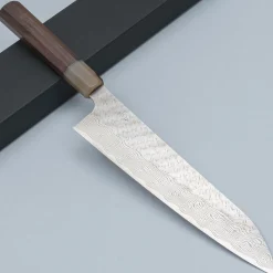 Nigara STRIX Tsuchime Migaki Rosewood Gyuto 24 cm
