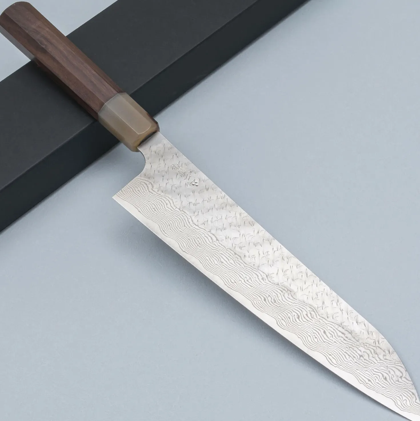 Nigara STRIX Tsuchime Migaki Rosewood Gyuto 24 cm