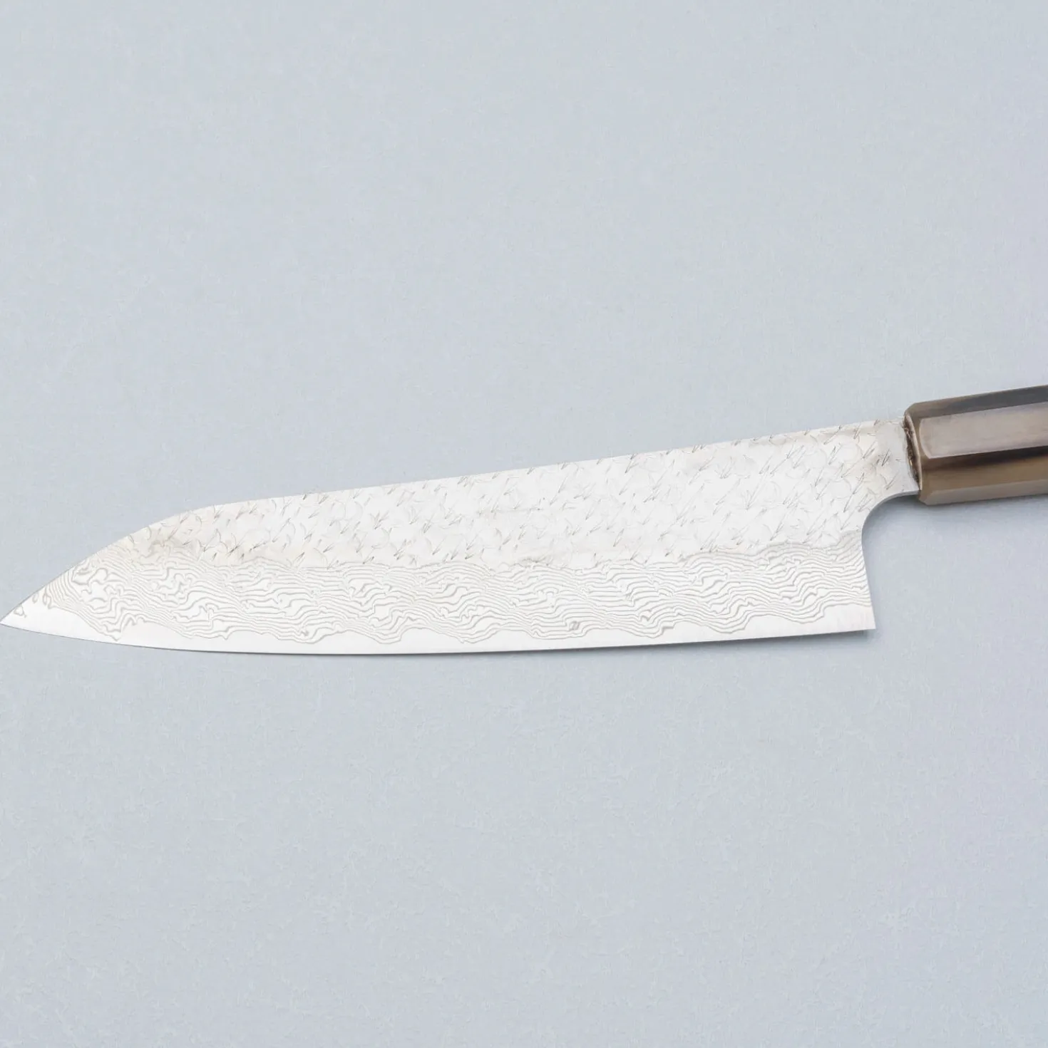 Nigara STRIX Tsuchime Migaki Rosewood Gyuto 21 cm