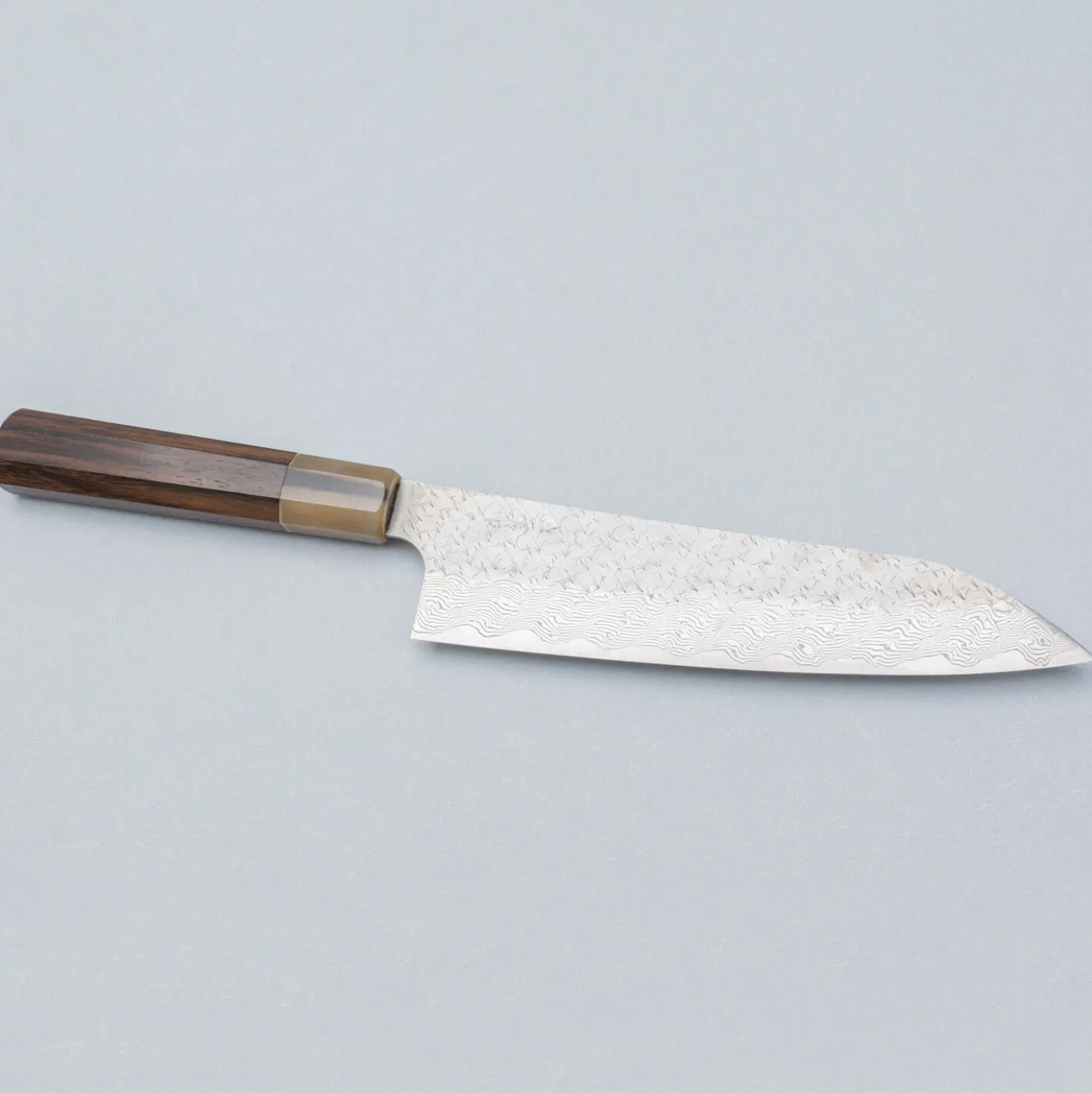 Nigara STRIX Tsuchime Migaki Rosewood Gyuto 21 cm
