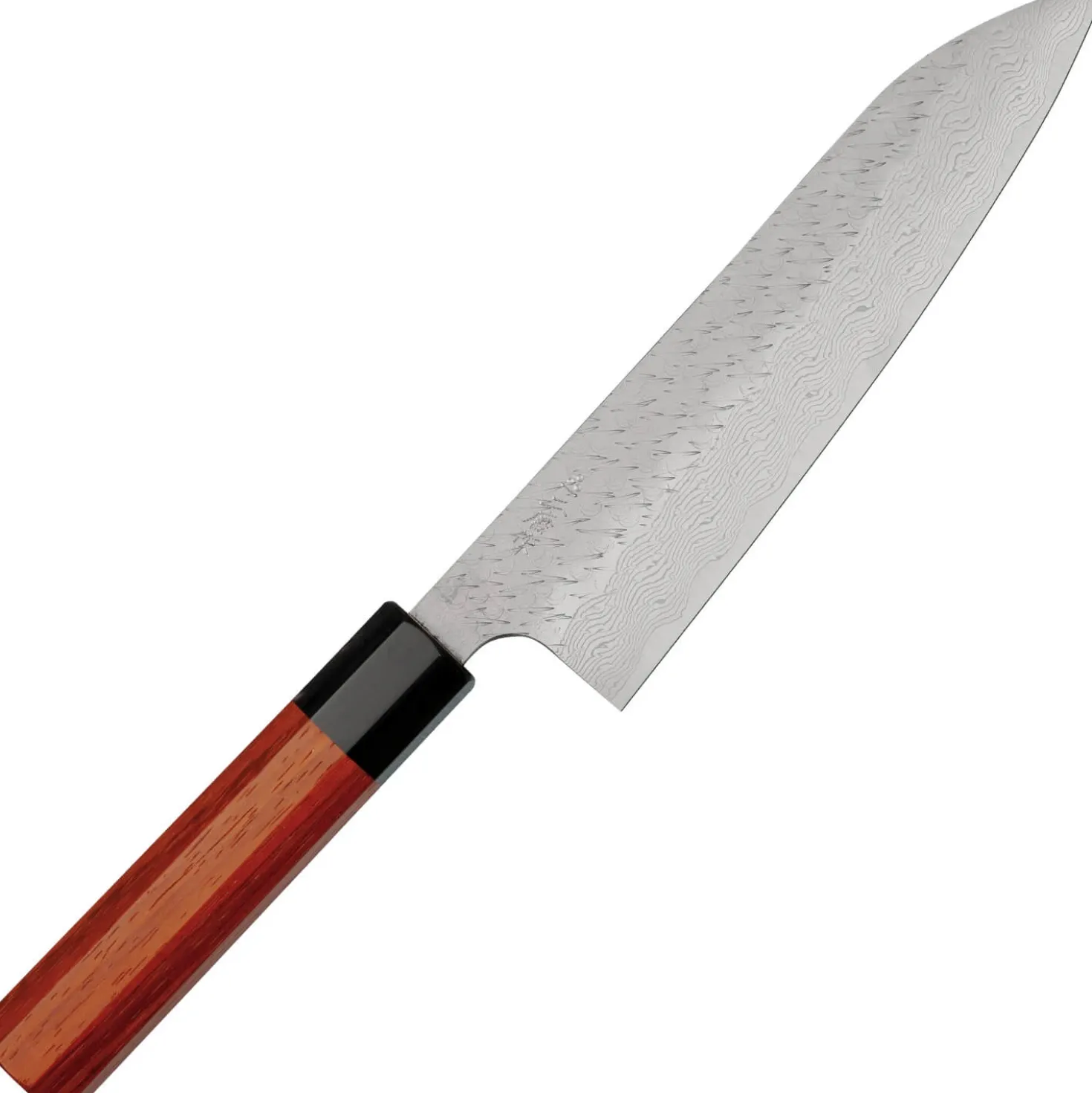 Nigara STRIX Tsuchime Migaki Padouk Gyuto 21 cm