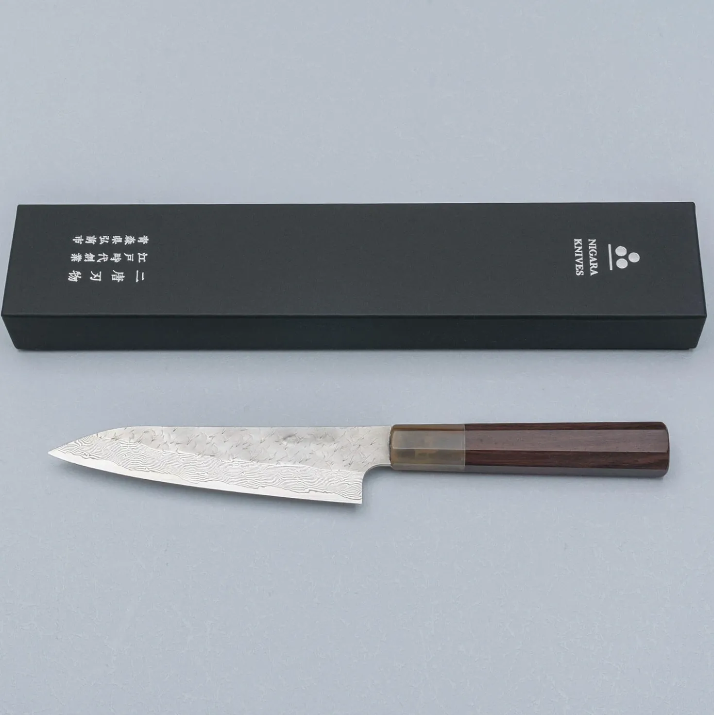 Nigara STRIX Tsuchime Migaki Rosewood Petty 15 cm