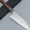 Nigara STRIX Tsuchime Migaki Rosewood Santoku 16.5 cm