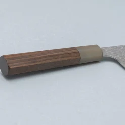 Nigara STRIX Tsuchime Migaki Rosewood Santoku 16.5 cm