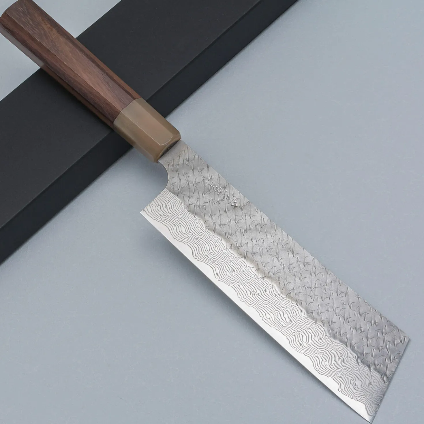 Nigara STRIX Tsuchime Migaki Rosewood Nakiri 18 cm
