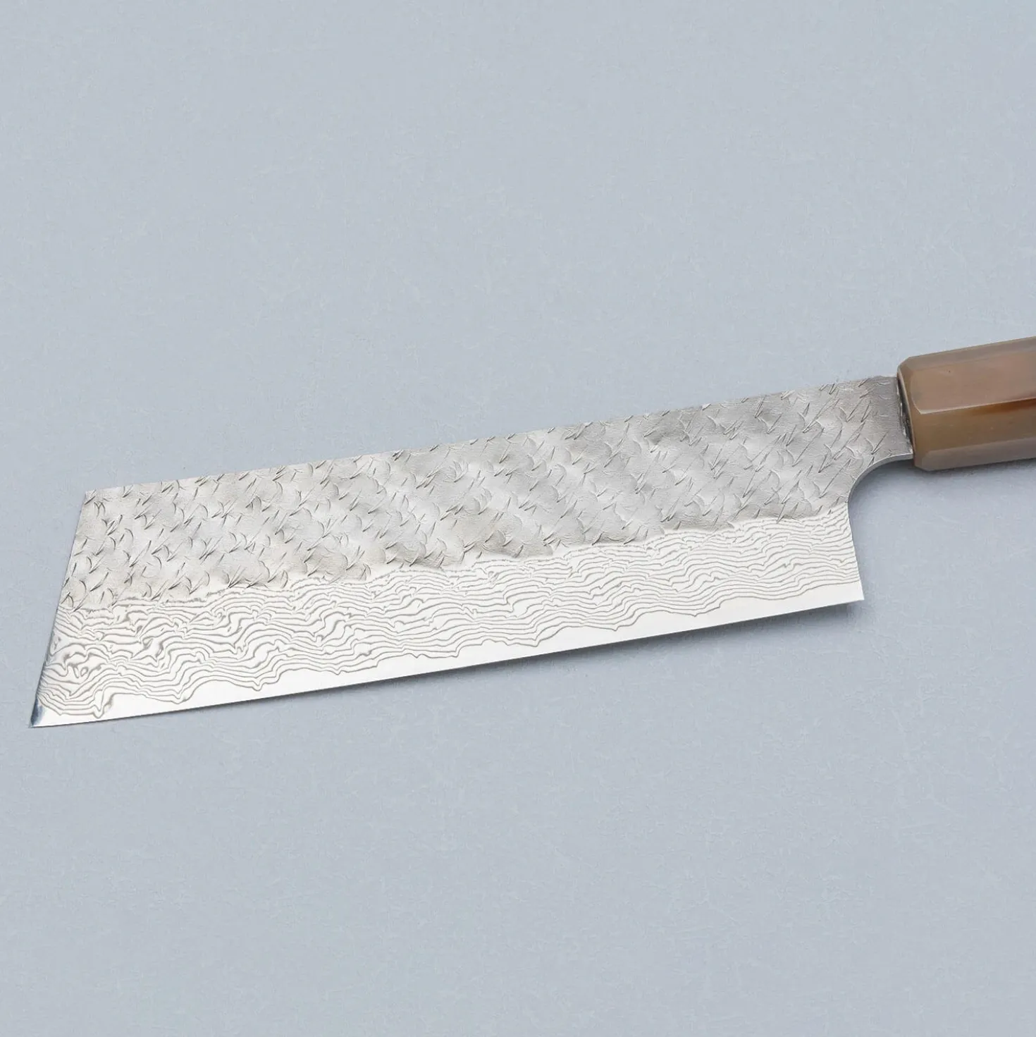 Nigara STRIX Tsuchime Migaki Rosewood Nakiri 18 cm