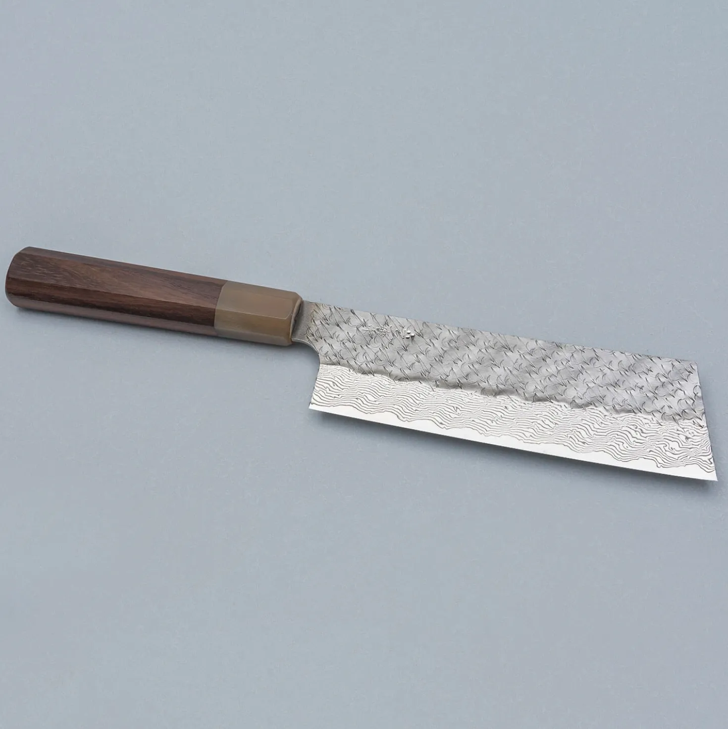 Nigara STRIX Tsuchime Migaki Rosewood Nakiri 18 cm