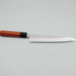 Nigara STRIX Tsuchime Migaki Padouk Sujihiki 24 cm