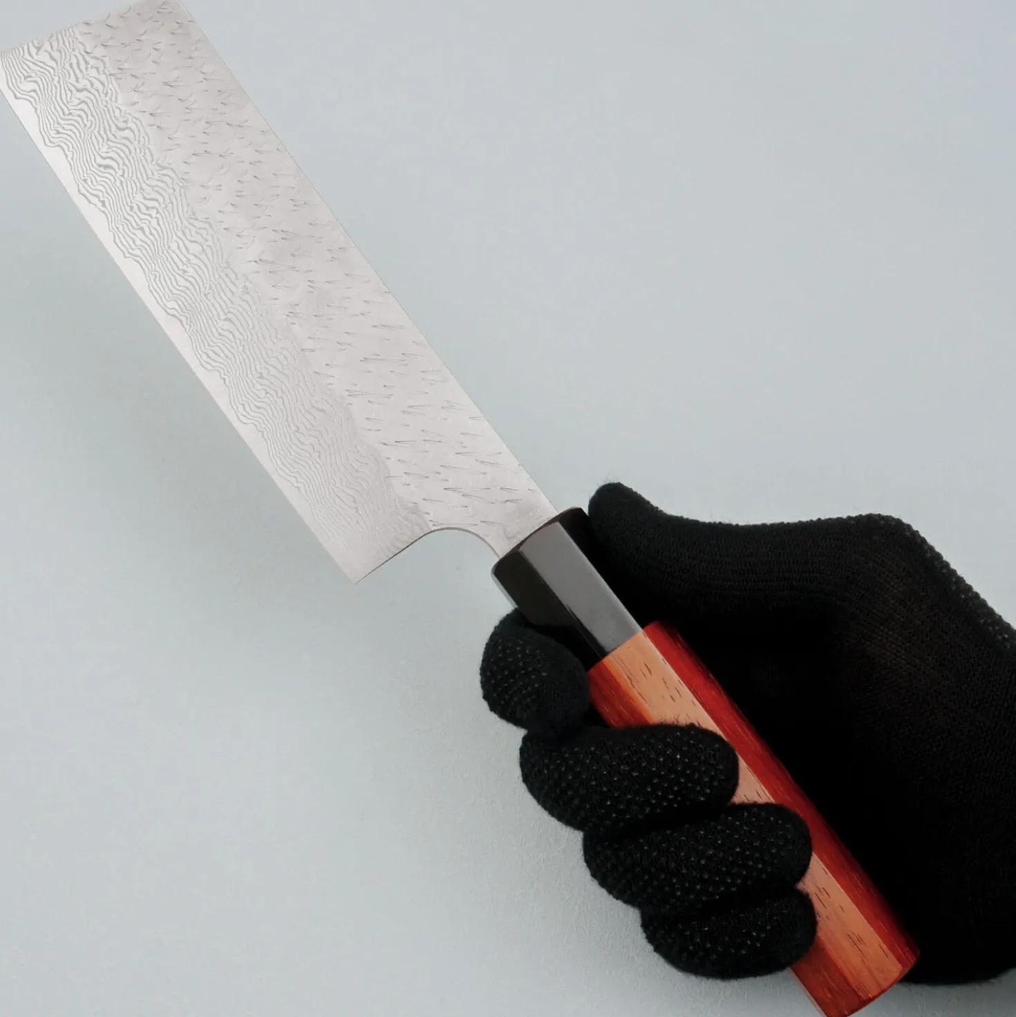 Nigara STRIX Tsuchime Migaki Padouk Nakiri 18 cm