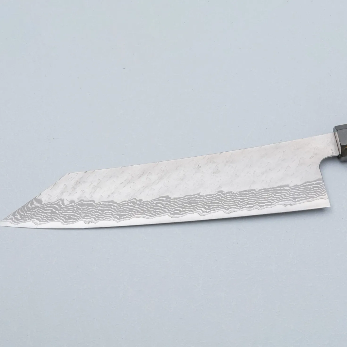 Nigara VG10 Tsuchime Damast Migaki Birch Kiritsuke 24 cm