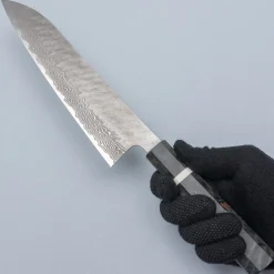 Nigara VG10 Tsuchime Damast Migaki Birch Gyuto 24 cm