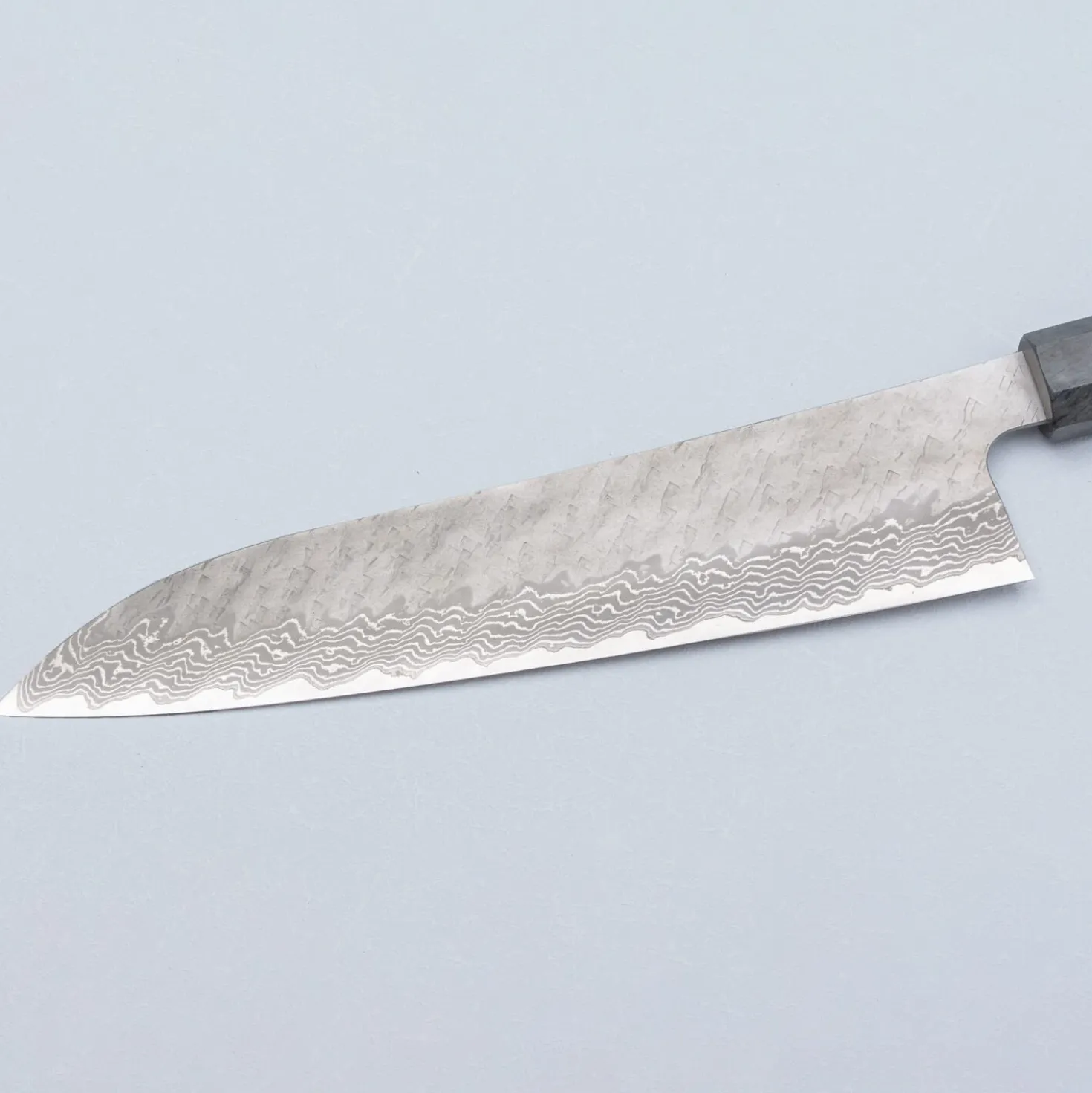Nigara VG10 Tsuchime Damast Migaki Birch Gyuto 24 cm