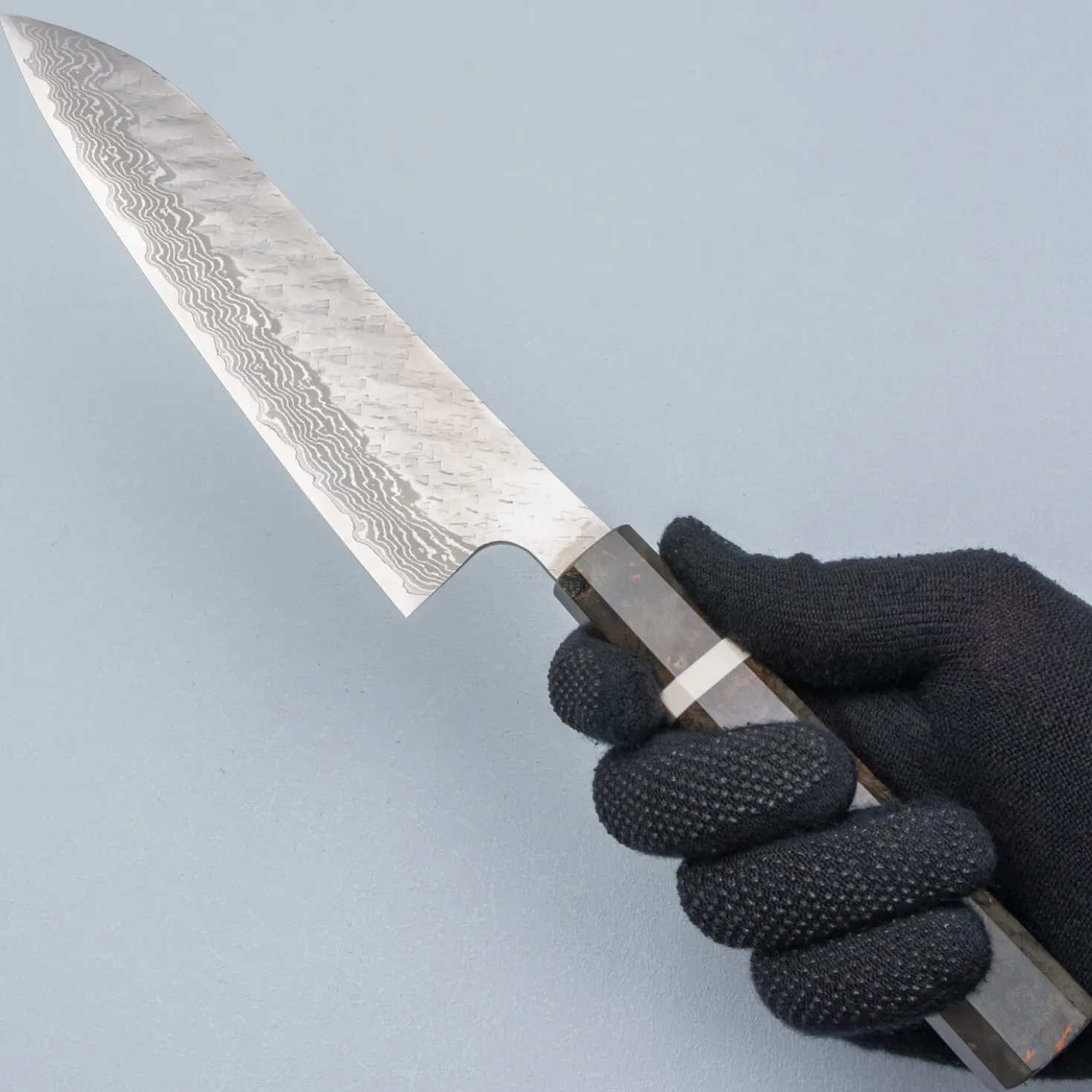 Nigara VG10 Tsuchime Damast Migaki Birch Gyuto 21 cm