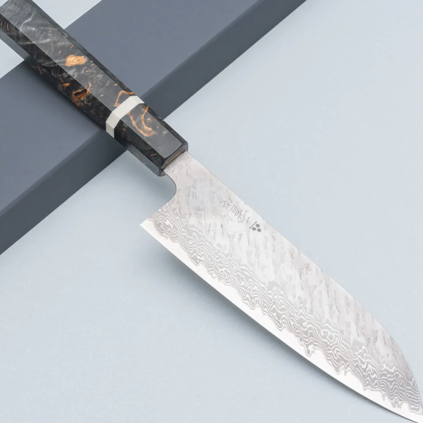 Nigara VG10 Tsuchime Damast Migaki Birch Santoku 18 cm