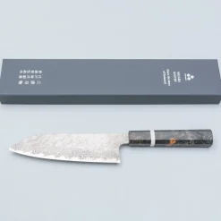 Nigara VG10 Tsuchime Damast Migaki Birch Santoku 18 cm