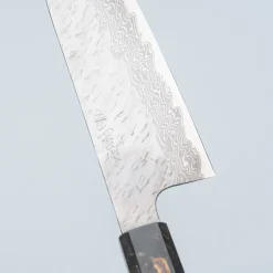 Nigara VG10 Tsuchime Damast Migaki Birch Santoku 18 cm
