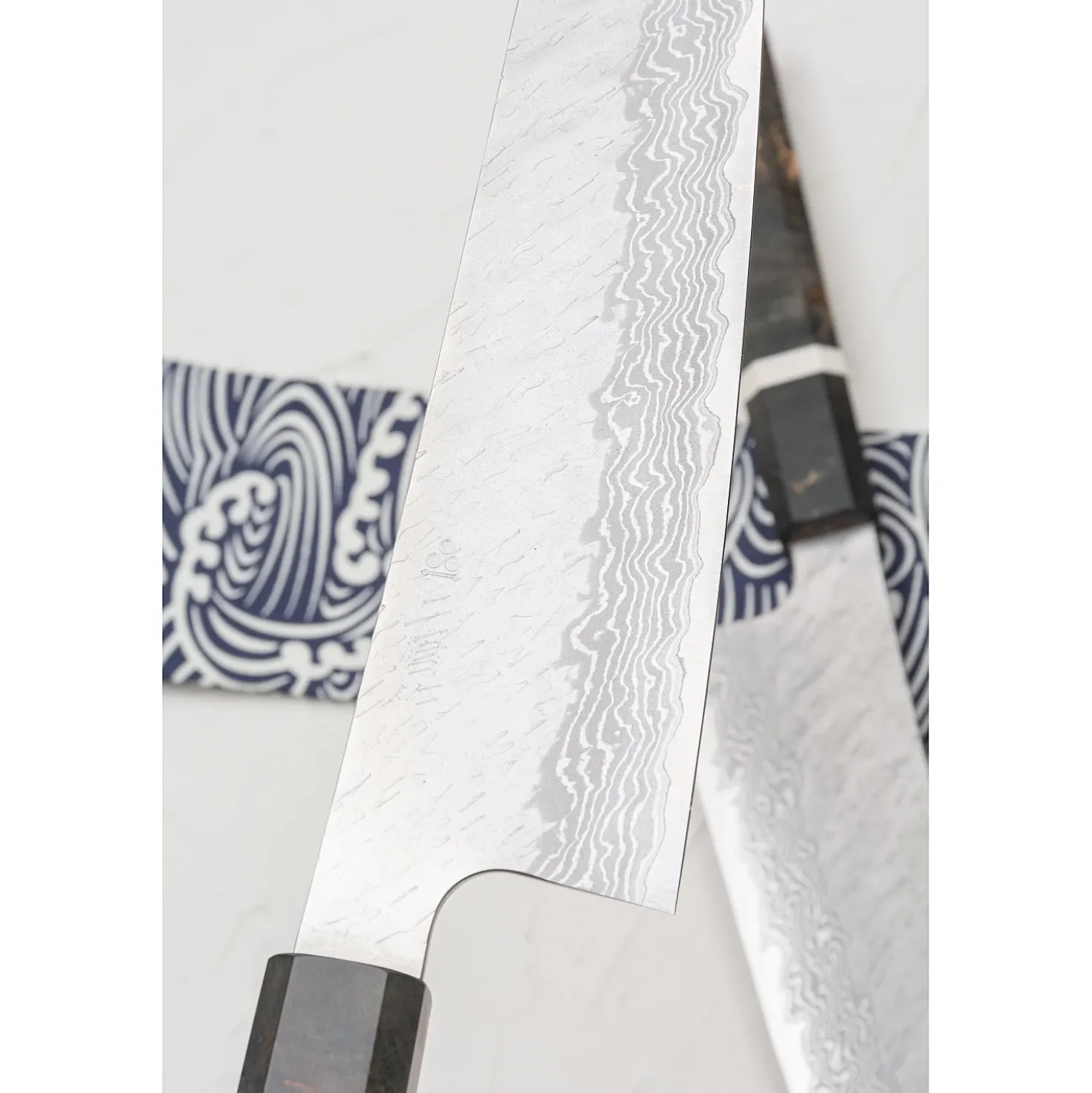 Nigara VG10 Tsuchime Damast Migaki Birch Bunka 18 cm