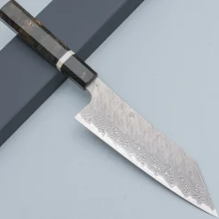 Nigara VG10 Tsuchime Damast Migaki Birch Bunka 18 cm