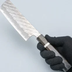 Nigara VG10 Tsuchime Damast Migaki Birch Nakiri 16.5 cm