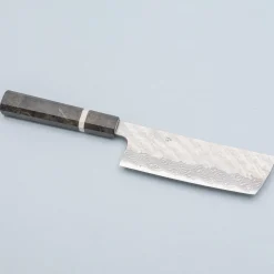 Nigara VG10 Tsuchime Damast Migaki Birch Nakiri 16.5 cm