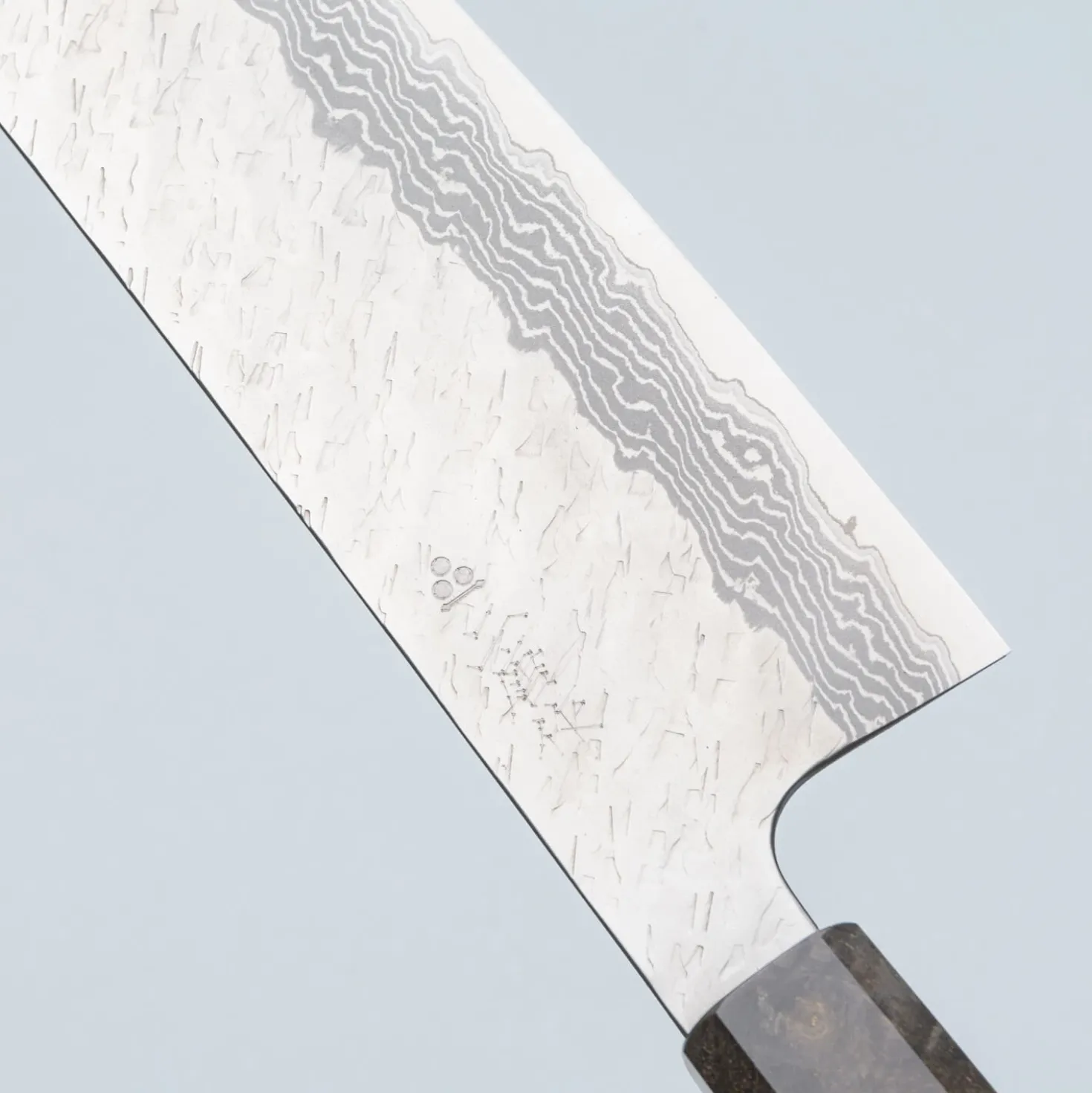 Nigara VG10 Tsuchime Damast Migaki Birch Nakiri 16.5 cm