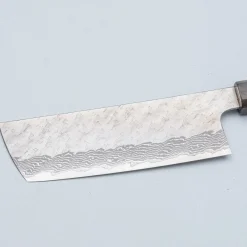 Nigara VG10 Tsuchime Damast Migaki Birch Nakiri 16.5 cm