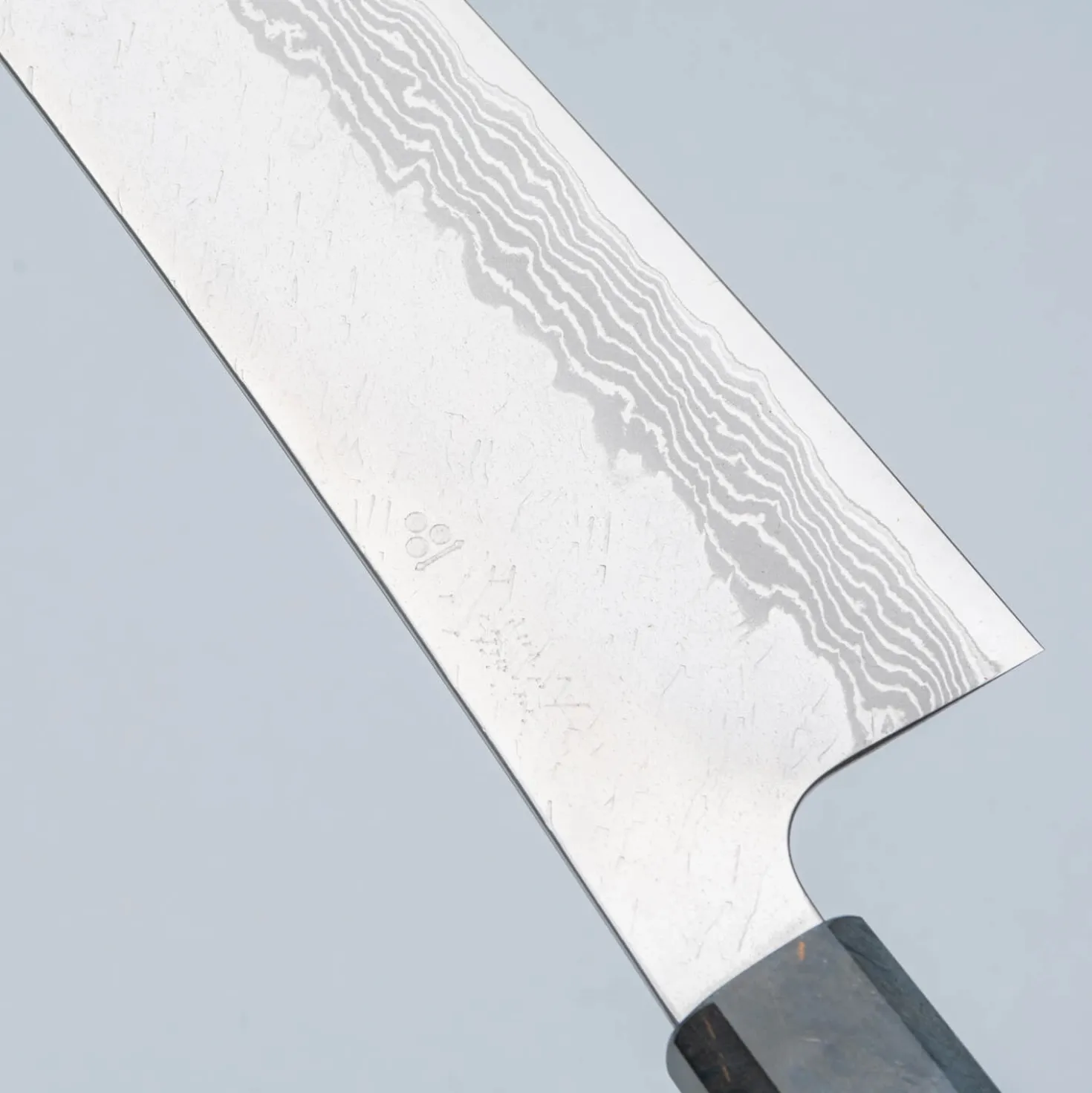 Nigara VG10 Tsuchime Damast Migaki Birch Kiritsuke 21 cm