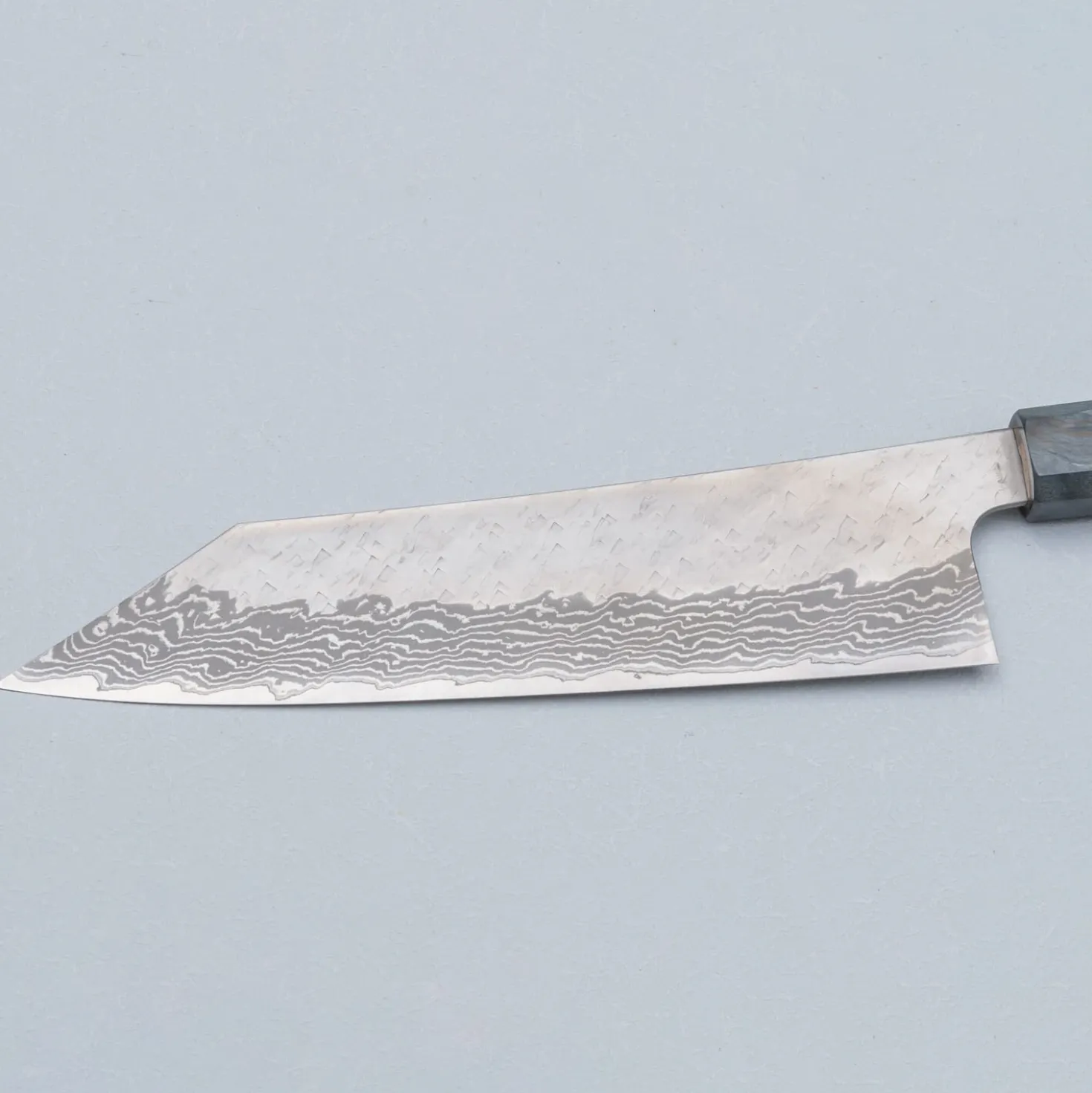 Nigara VG10 Tsuchime Damast Migaki Birch Kiritsuke 21 cm