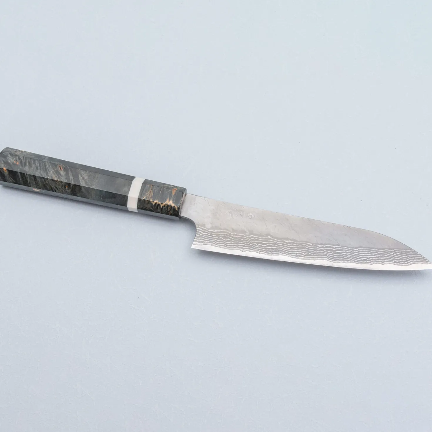 Nigara VG10 Tsuchime Damast Migaki Birch Petty 15 cm
