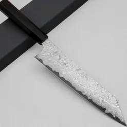Nigara VG-XEOS Anmon Damast Ebony Kiritsuke 24 cm