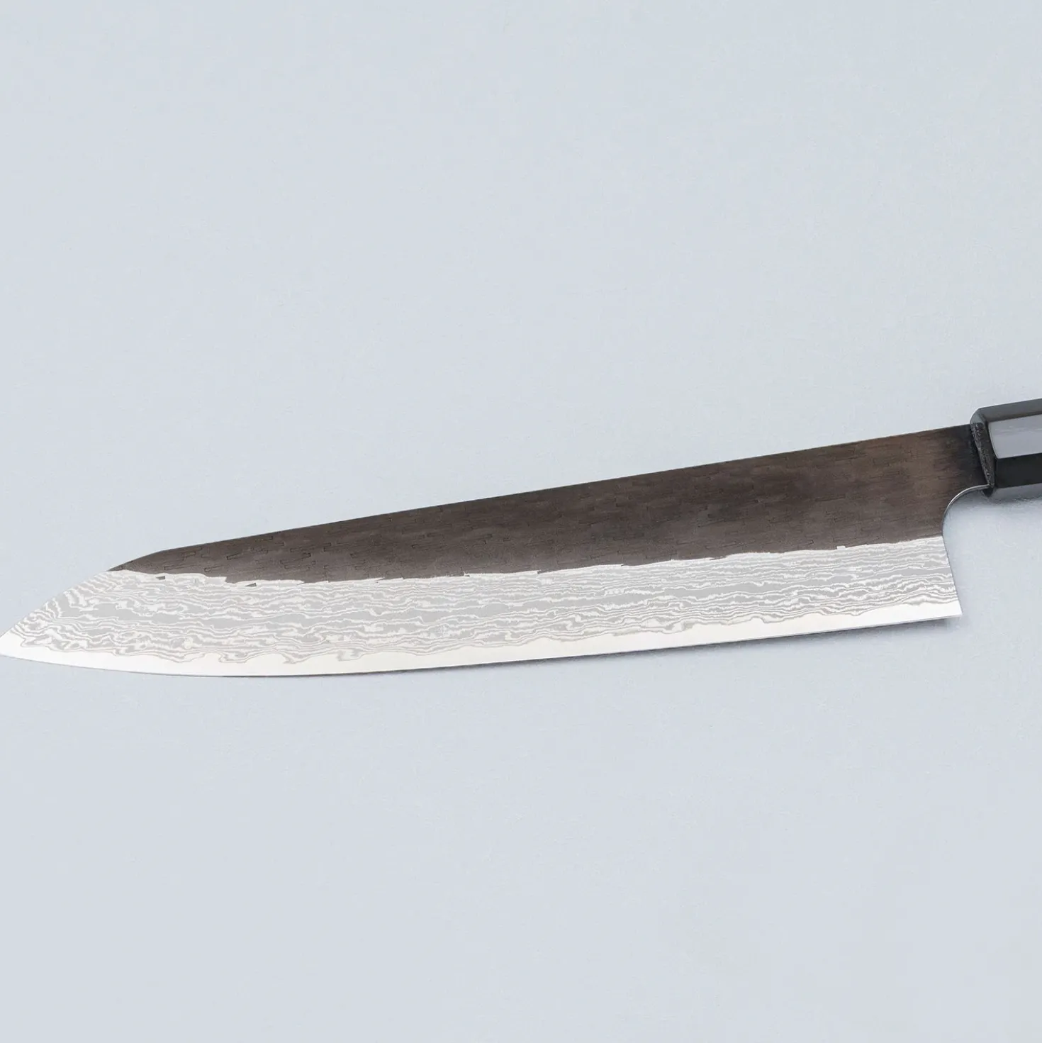 Nigara VG-XEOS Tsuchime Kurouchi Ebony Gyuto 24 cm