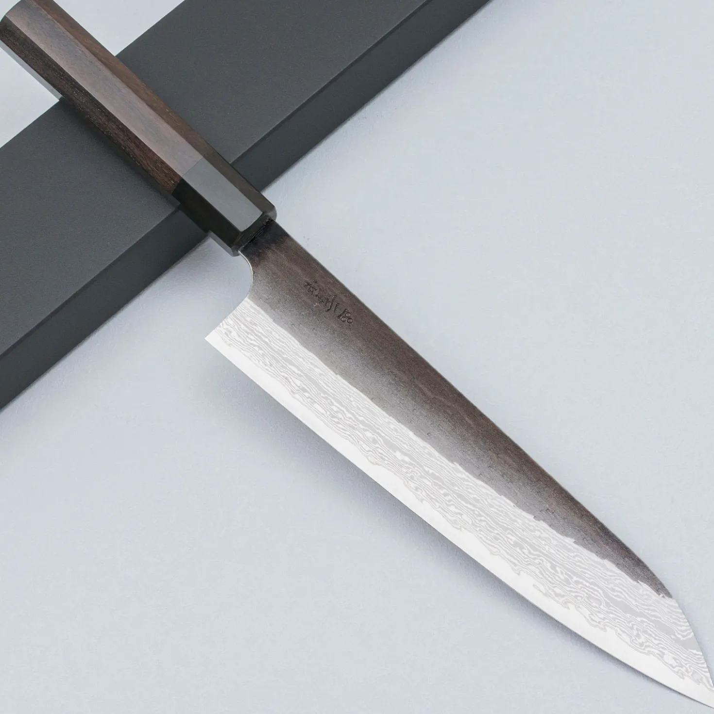 Nigara VG-XEOS Tsuchime Kurouchi Ebony Gyuto 21 cm