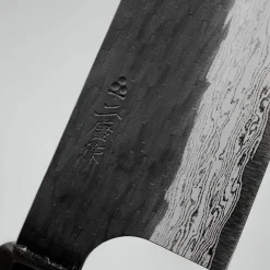 Nigara VG-XEOS Tsuchime Kurouchi Ebony Santoku 17 cm