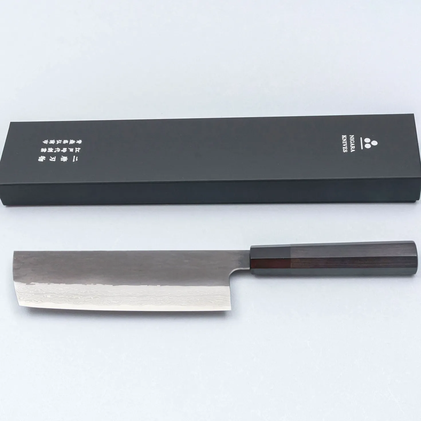 Nigara VG-XEOS Tsuchime Kurouchi Ebony Nakiri 16.5 cm