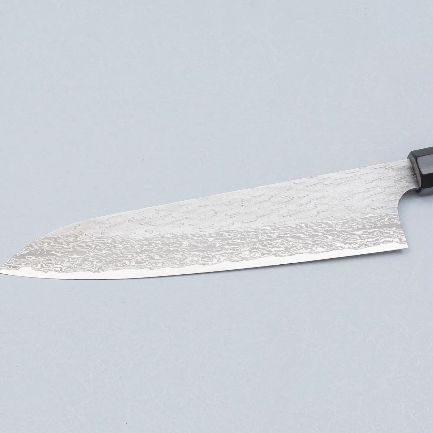 Nigara VG-XEOS Tsuchime Migaki Ebony Gyuto 21 cm