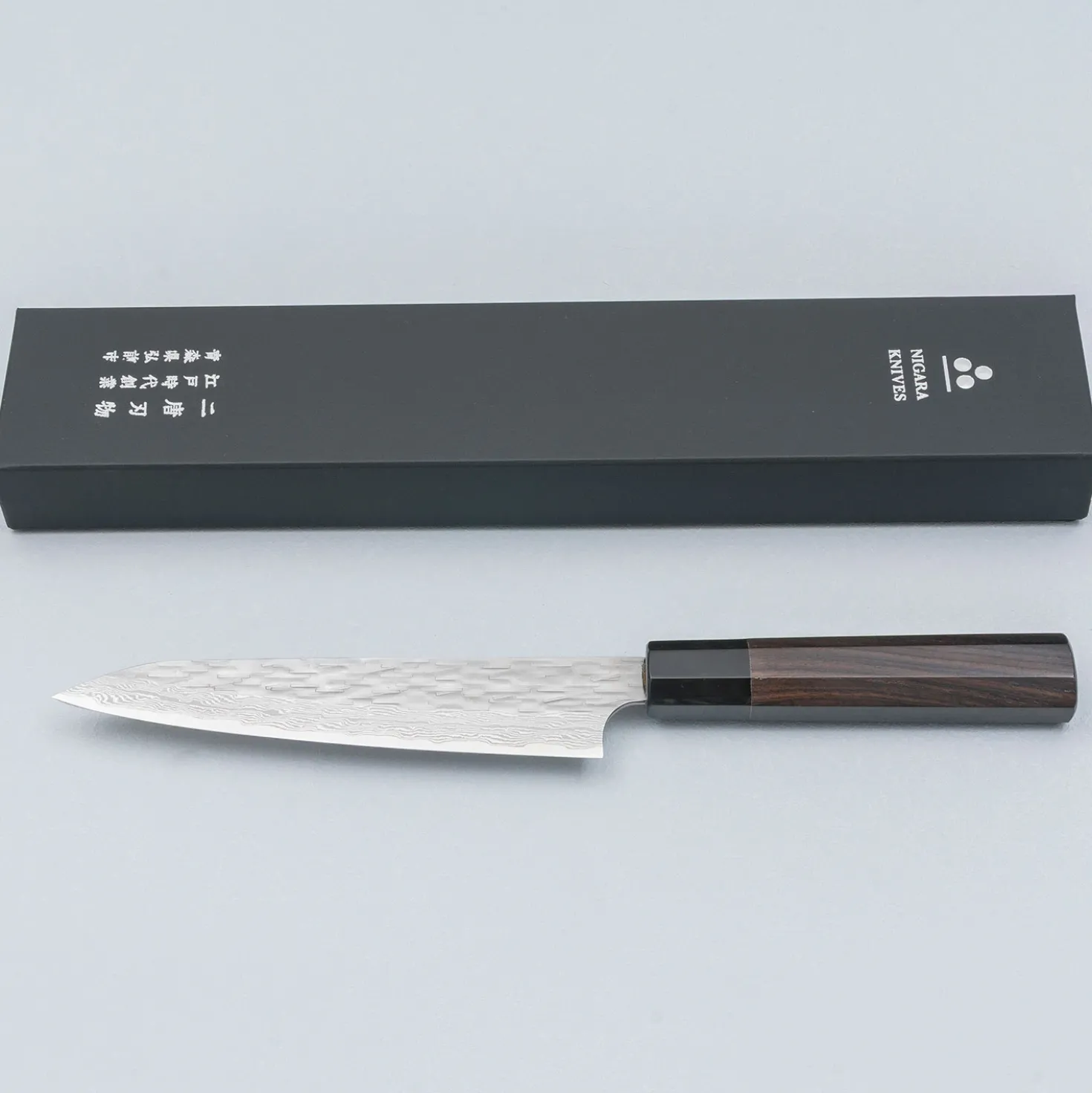 Nigara VG-XEOS Tsuchime Migaki Ebony Petty 15 cm