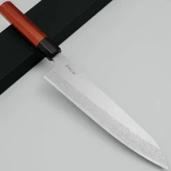 Nigara VG-XEOS Tsuchime Migaki Padouk Gyuto 24 cm