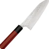 Nigara VG-XEOS Tsuchime Migaki Padouk Santoku 17 cm