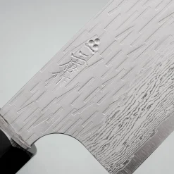 Nigara VG-XEOS Tsuchime Migaki Padouk Santoku 17 cm