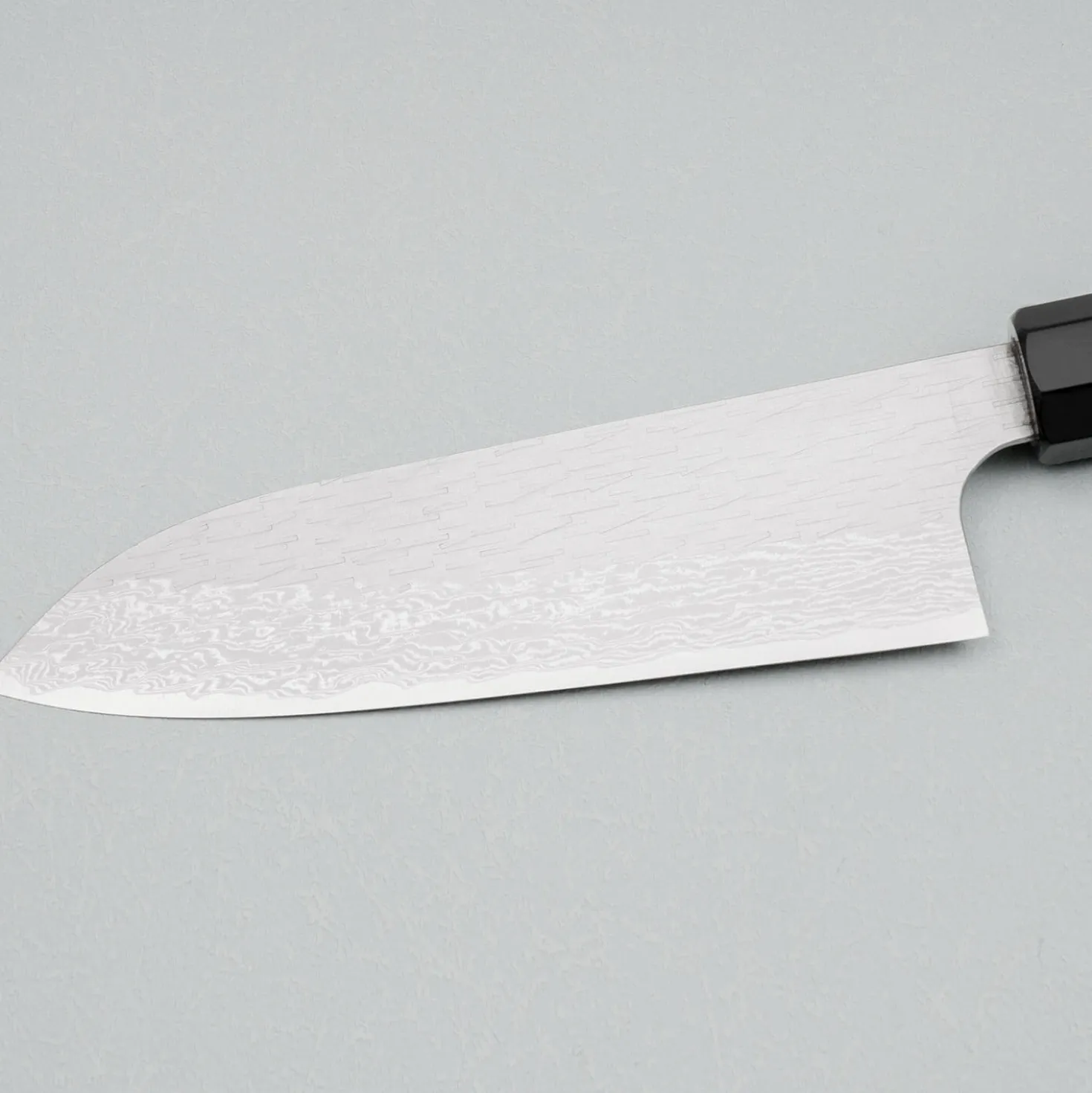 Nigara VG-XEOS Tsuchime Migaki Padouk Santoku 17 cm