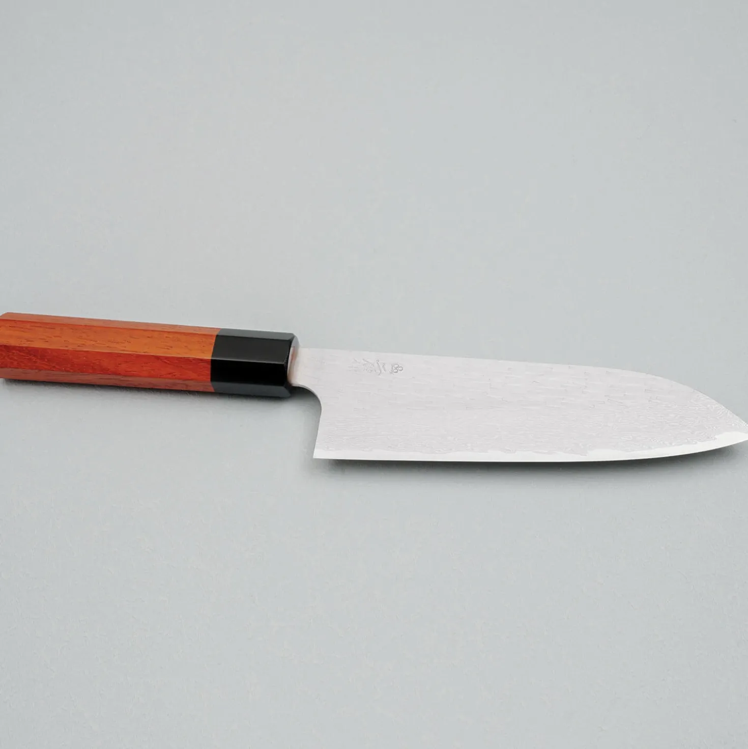 Nigara VG-XEOS Tsuchime Migaki Padouk Santoku 17 cm