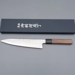 Okeya Gin3 Tsuchime Gyuto 21 cm