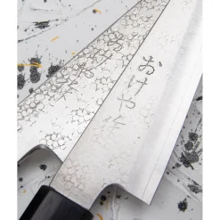 Okeya Gin3 Tsuchime Gyuto 21 cm