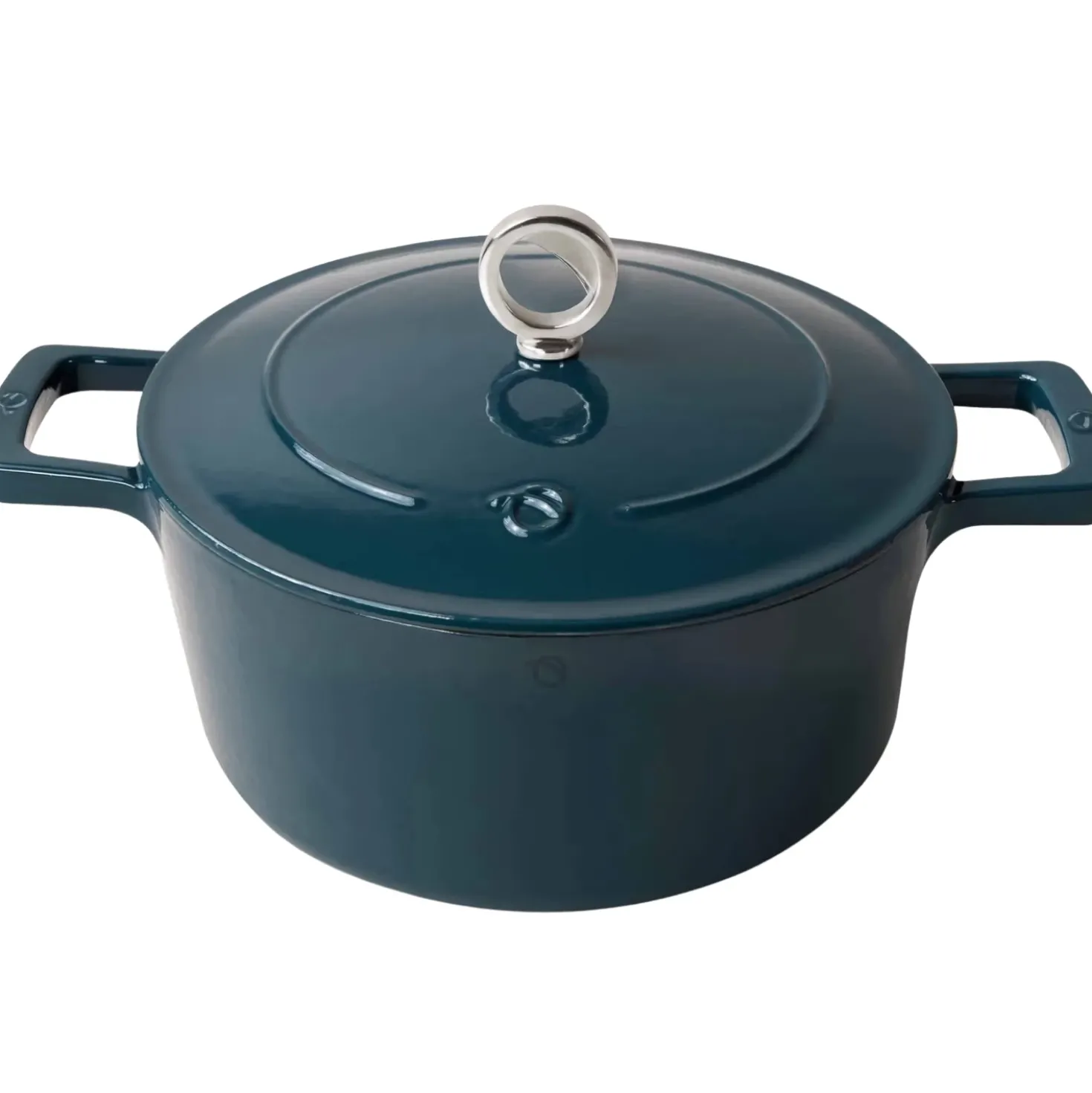 Olavson Gietijzeren Braadpan Petrol 24 cm