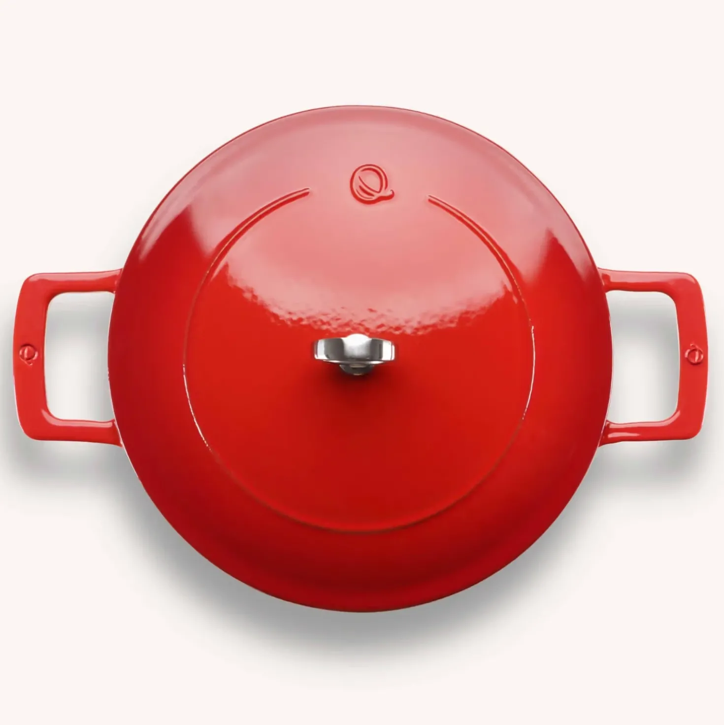 Olavson Gietijzeren Braadpan Kersenrood 24 cm